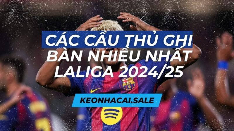 Danh sách cầu thủ ghi bàn nhiều nhất tại La Liga 2024/2025