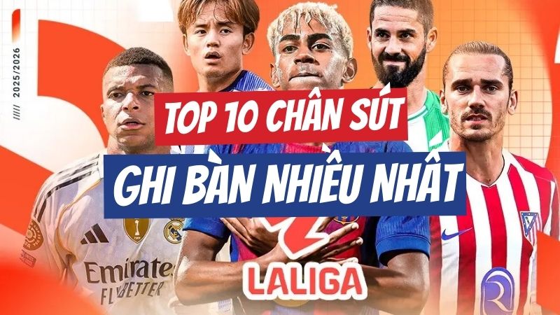 TOP 10 Chân Sút Vĩ Đại Nhất Lịch Sử La Liga