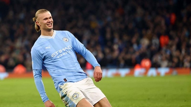 Haaland tiếp tục là mũi nhọn quan trọng của Man City, ghi bàn ổn định trong các trận đấu quyết định mùa 2024/25.