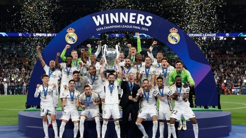 Real madrid ông vua với 36 lần vô địch