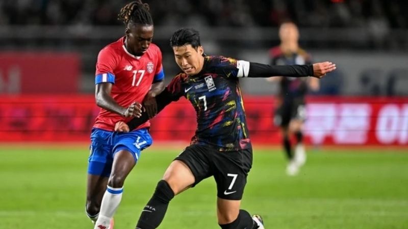 Bàn thắng của Son: Son Heung-min đã ghi bàn thắng gỡ hòa 2-2 cho Hàn Quốc ở phút 86.