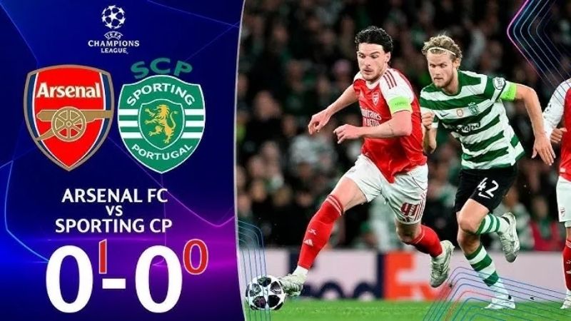 Kết Quả Arsenal vs Sporting CP: "Pháo Thủ" Hú Vía Vào Bán Kết Sau 90 Phút Nghẹt Thở