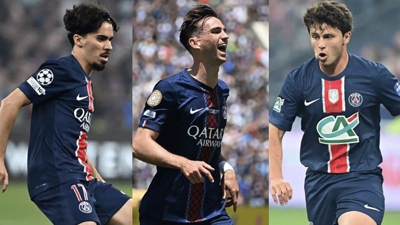 Tuyến giữa PSG lột xác với khả năng pressing và kiểm soát bóng đứng đầu châu Âu.