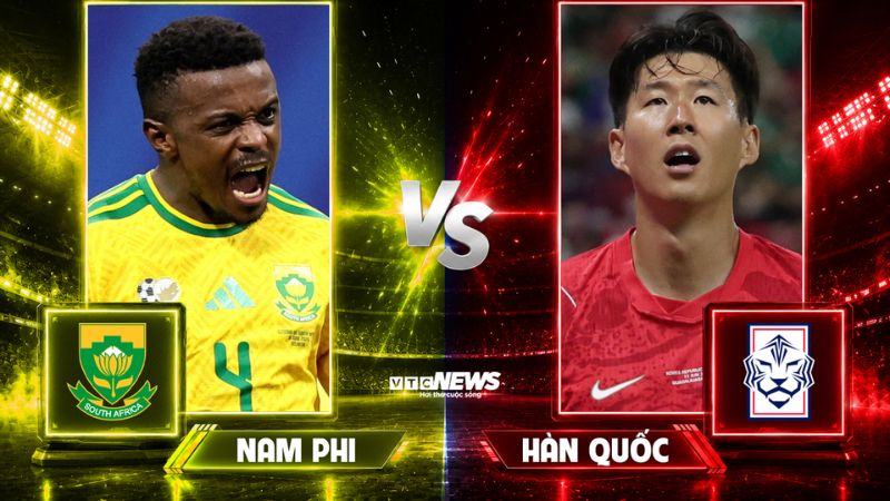 Nhận Định Nam Phi vs Hàn Quốc – 08h00 Ngày 25/6 – Trận Sinh Tử Quyết Định Số Phận Bảng A