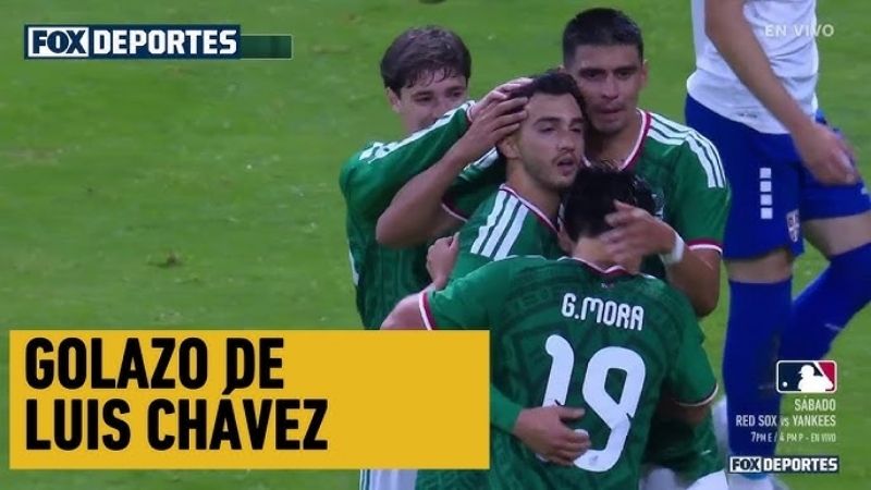 Phút 90, Chávez sút xa chân trái hiểm hóc, ấn định chiến thắng 5–1 cho Mexico.