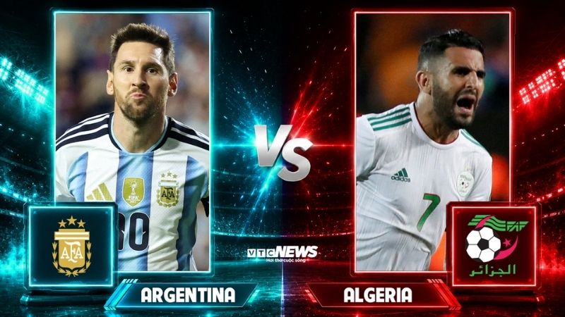 Soi Kèo Argentina vs Algeria, 08h00 Ngày 17/6